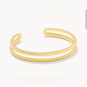 Kendra Scott NWT RARE Authentic Luxury Minimalist Chic Open Cuff Bracelet